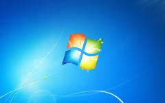 Windows seven fond ecran windows 7 avec éléments de nature