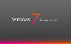 Windows seven fond ecran windows 7, energize your life
