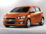 Fond ecran photo publicitaire voiture chevrolet orange design minimalisme image fond gris