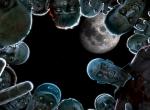 Fond ecran vampires pleine lune affames rage blessures sang groupe cercle etoiles