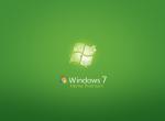 Windows seven fond ecran windows 7 version premium vert pomme