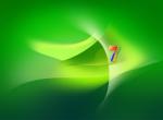 Windows seven fond ecran windows 7 nombreux tons verts