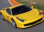Ferrari jaune fond ecran vehicule grand tourisme jaune circuit vibreurs route sensation vitesse virage gazon