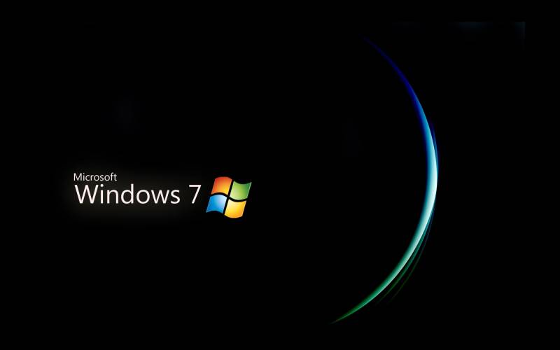 Windows seven fond ecran windows 7 croissant de lumière style éclipse