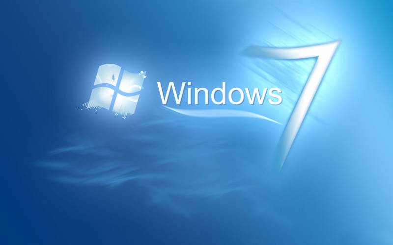Windows seven fond ecran windows 7 0037 grand chiffre 7