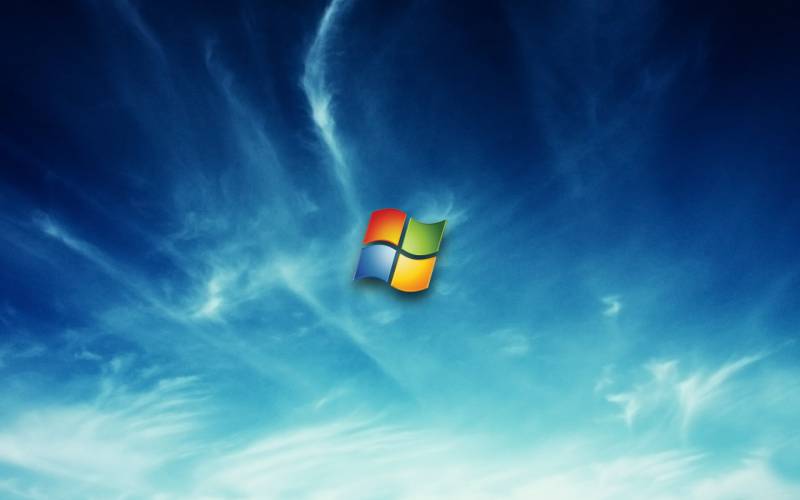 Windows seven fond ecran windows 7 dans le ciel