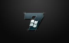 Windows seven fond ecran windows 7 chiffre 7 artistique