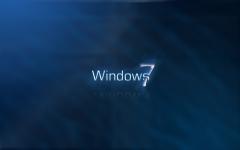 Windows seven fond ecran windows 7,  S de windows entrelacé avec le chiffre 7