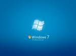 Windows seven fond ecran windows 7 version professionnelle tons bleu azur, bleu ciel