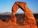 Arche naturelle roche rouge parc national aux Etats unis