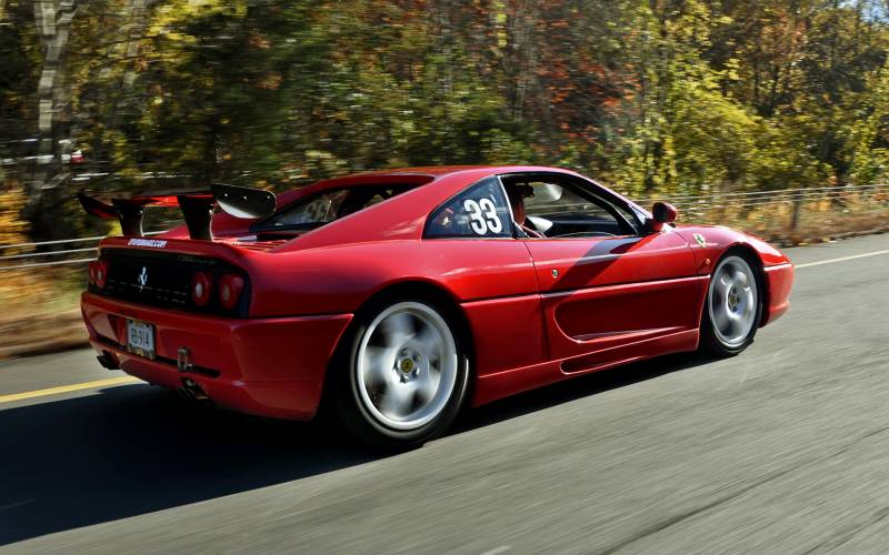 Fond ecran ferrari balade en ferrari f355