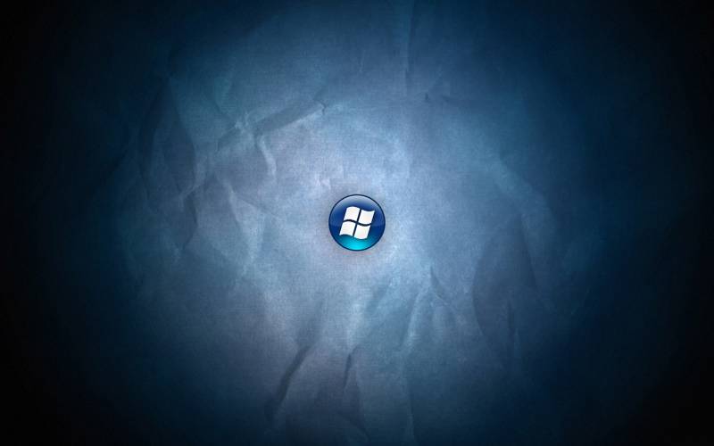 Windows seven fond ecran windows 7 sur fond style papier froissé
